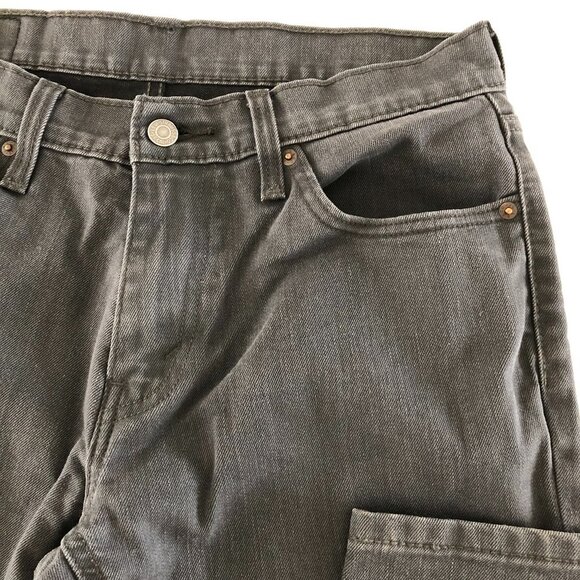 Levi's 541 Red Tab Athletic Fit Stretch 5 Pocket Denim Jeans Grey Size 30W x 32L - Picture 3 of 11